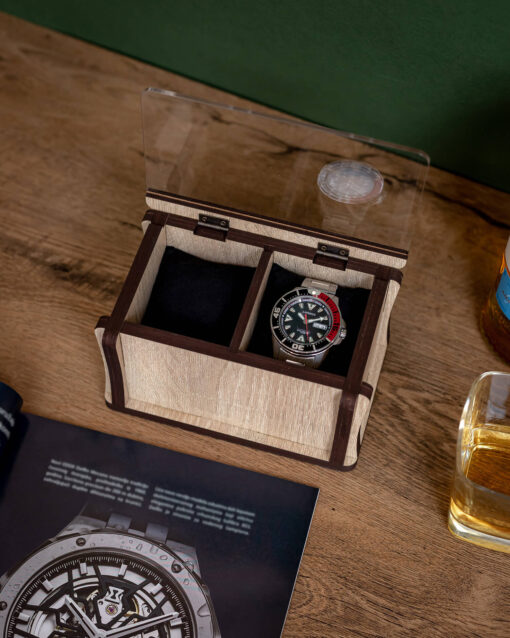 Uhrenbox für 2 Uhren