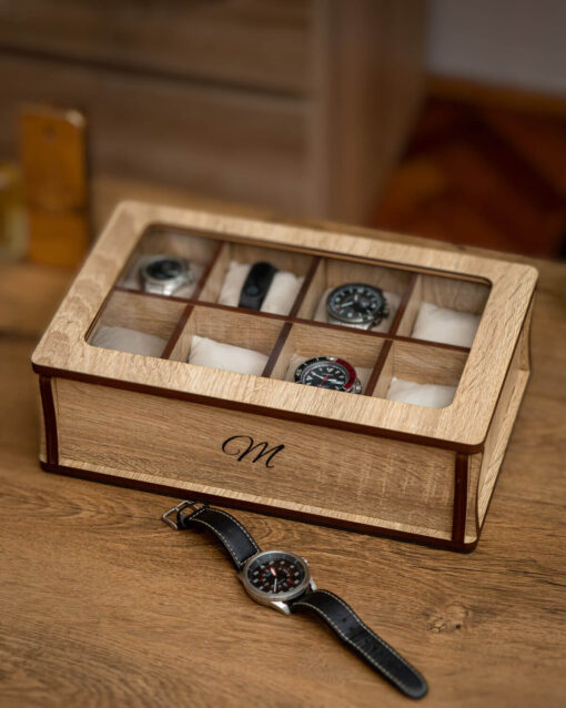 Uhrenbox für 8 Uhren