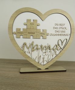 Geschenk für Mama in Herzform