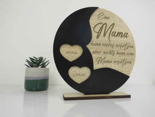Geschenk für Mama in Kreisform