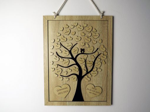 Abschiedsgeschenk für Lehrerin/Erzieherin "Baum" aus Holz - Image 2