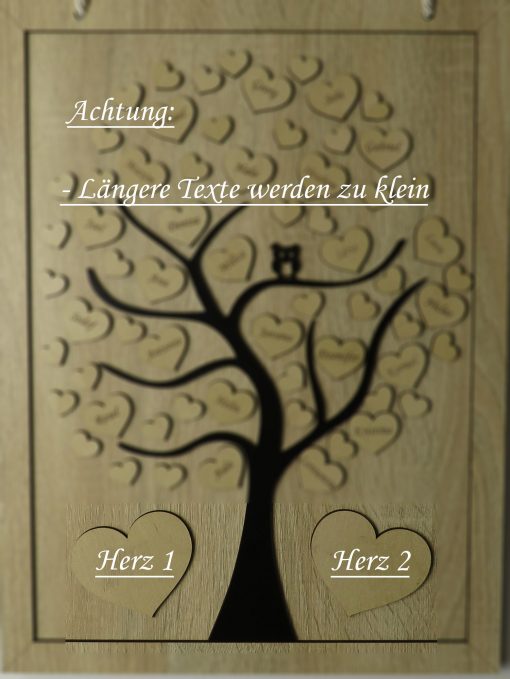 Abschiedsgeschenk für Lehrerin/Erzieherin "Baum" aus Holz - Image 4