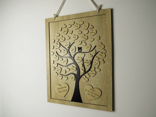 Abschiedsgeschenk für Lehrerin/Erzieherin "Baum" aus Holz