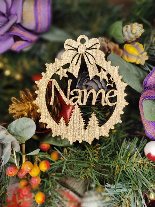 Weihnachtsbaum Anhänger mit Wunsch-Name - Image 5