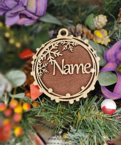 Weichnachtsbaum Anhänger mit Wunsch-Name
