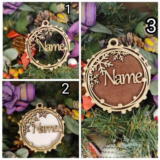Weihnachtsbaum Anhänger mit Wunsch-Name - Image 2