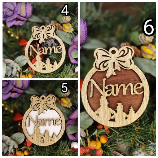 Weihnachtsbaum Anhänger mit Wunsch-Name - Image 4