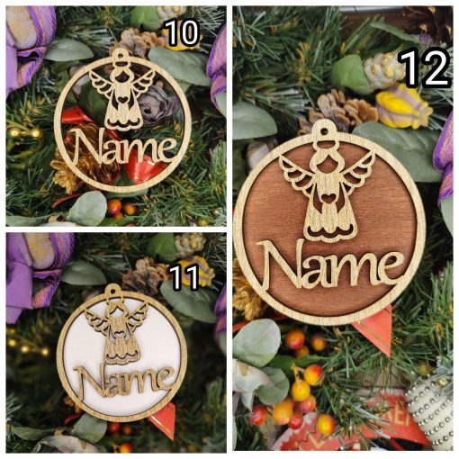 Weihnachtsbaum Anhänger mit Wunsch-Name - Image 8